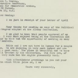 Letter: 1948 April 16