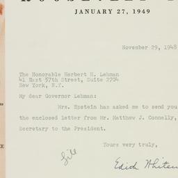 Letter: 1948 November 29