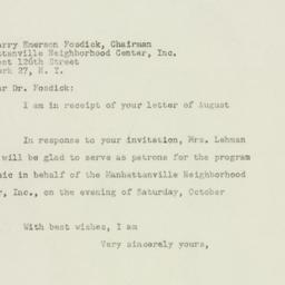 Letter: 1948 August 19