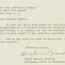 Letter: 1950 December 7