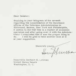 Letter: 1951 August 8