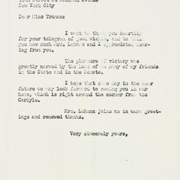 Letter: 1950 November 16