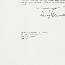 Letter: 1950 November 3