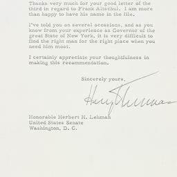 Letter: 1951 April 7