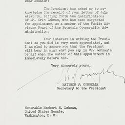 Letter: 1950 July 13