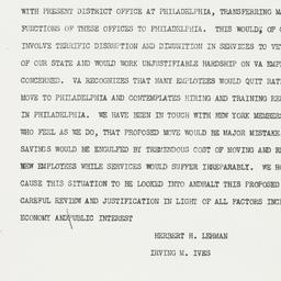 Telegram: 1951 August 7