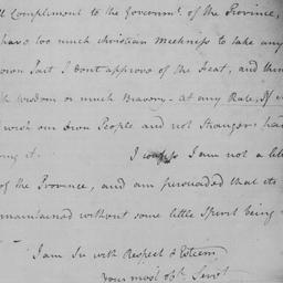 [Document, 1775 November 26]
