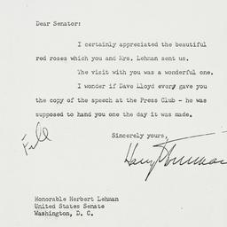 Letter: 1954 May 20