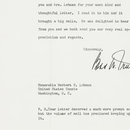 Letter: 1954 July 6