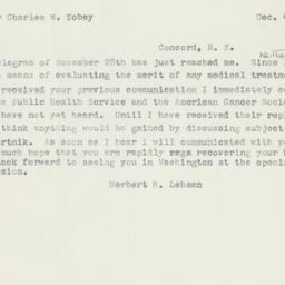 Telegram: 1951 December 4