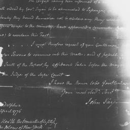 [Document, 1776 April 27]