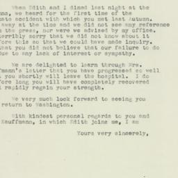 Letter: 1952 January 19