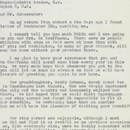 Letter: 1958 September 23