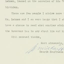 Letter: 1958 May 15