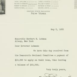 Letter: 1933 May 3