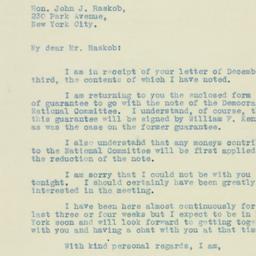 Letter: 1930 December 8