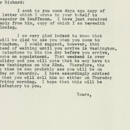 Letter: 1953 February 12
