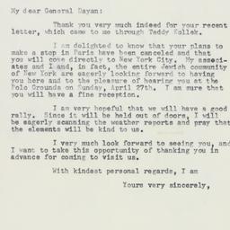 Letter: 1958 March 12