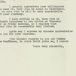 Letter: 1953 February 12