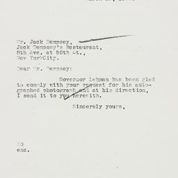 Letter: 1935 March 20
