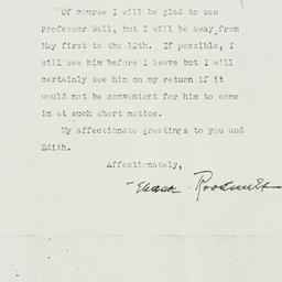 Letter: 1957 April 27