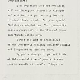 Letter: 1958 December 13