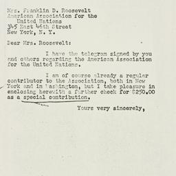 Letter: 1956 November 15