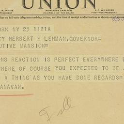 Telegram: 1935 June 25