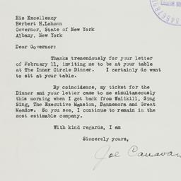 Letter: 1938 February 18