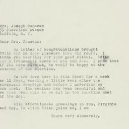 Letter: 1949 November 23
