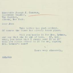Letter: 1934 November 10