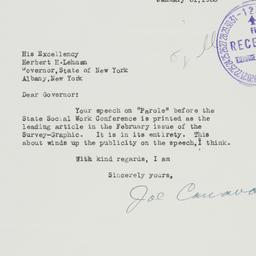 Letter: 1938 January 31