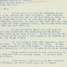 Letter: 1934 November 23