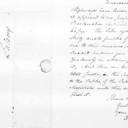 [Document, 1799 November 06]