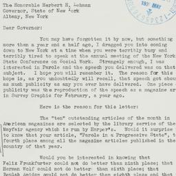 Letter: 1939 May 4