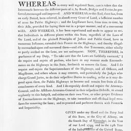[Document, 1799 November 04]