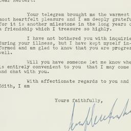 Letter: 1957 October 28