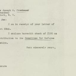 Letter: 1947 August 26