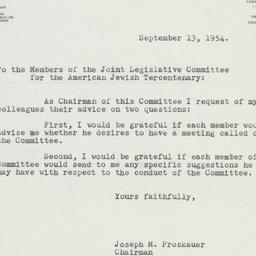 Letter: 1954 September 13