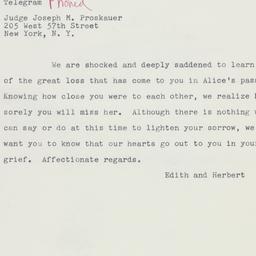 Letter: 1959 March 18