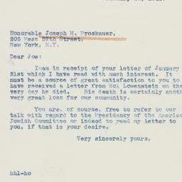 Letter: 1942 January 22