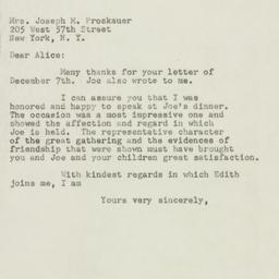 Letter: 1947 December 9