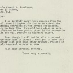 Letter: 1948 May 29