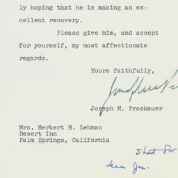 Letter: 1963 February 19