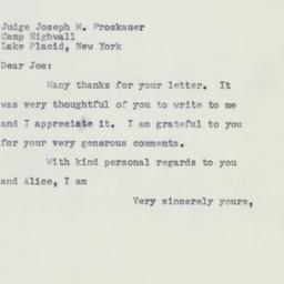 Letter: 1953 July 25