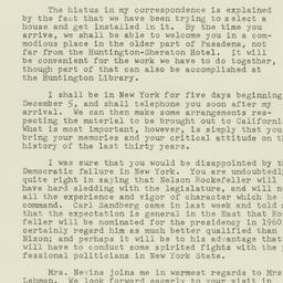 Letter: 1958 November 26