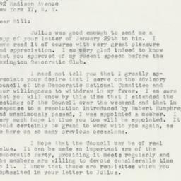 Letter: 1957 February 21