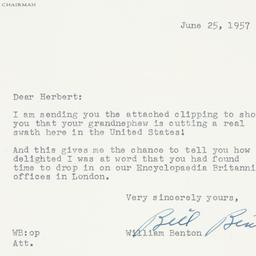 Letter: 1957 June 25