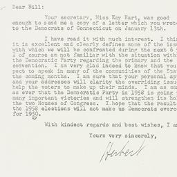 Letter: 1958 January 17