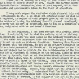 Letter: 1958 January 30